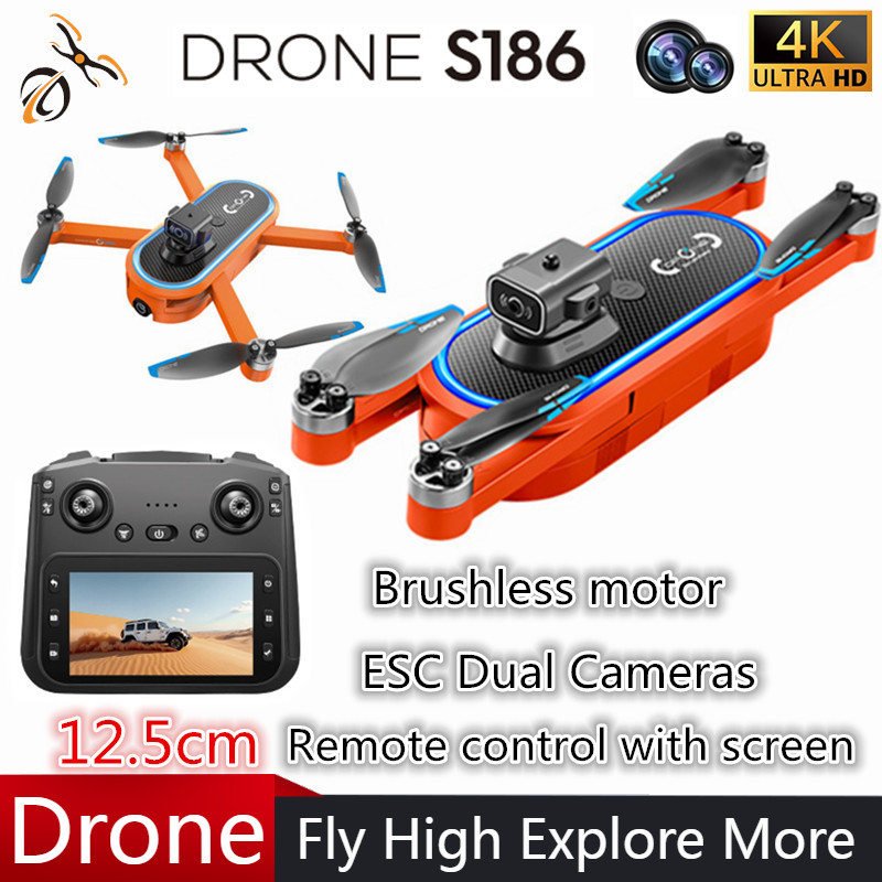 Drone Camera Professional - 2025 S186 Drohne, professionell, 4K HD,