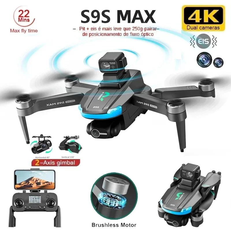 Drone Camera Lens - NEUE S9S MAX MINI Drone 4K