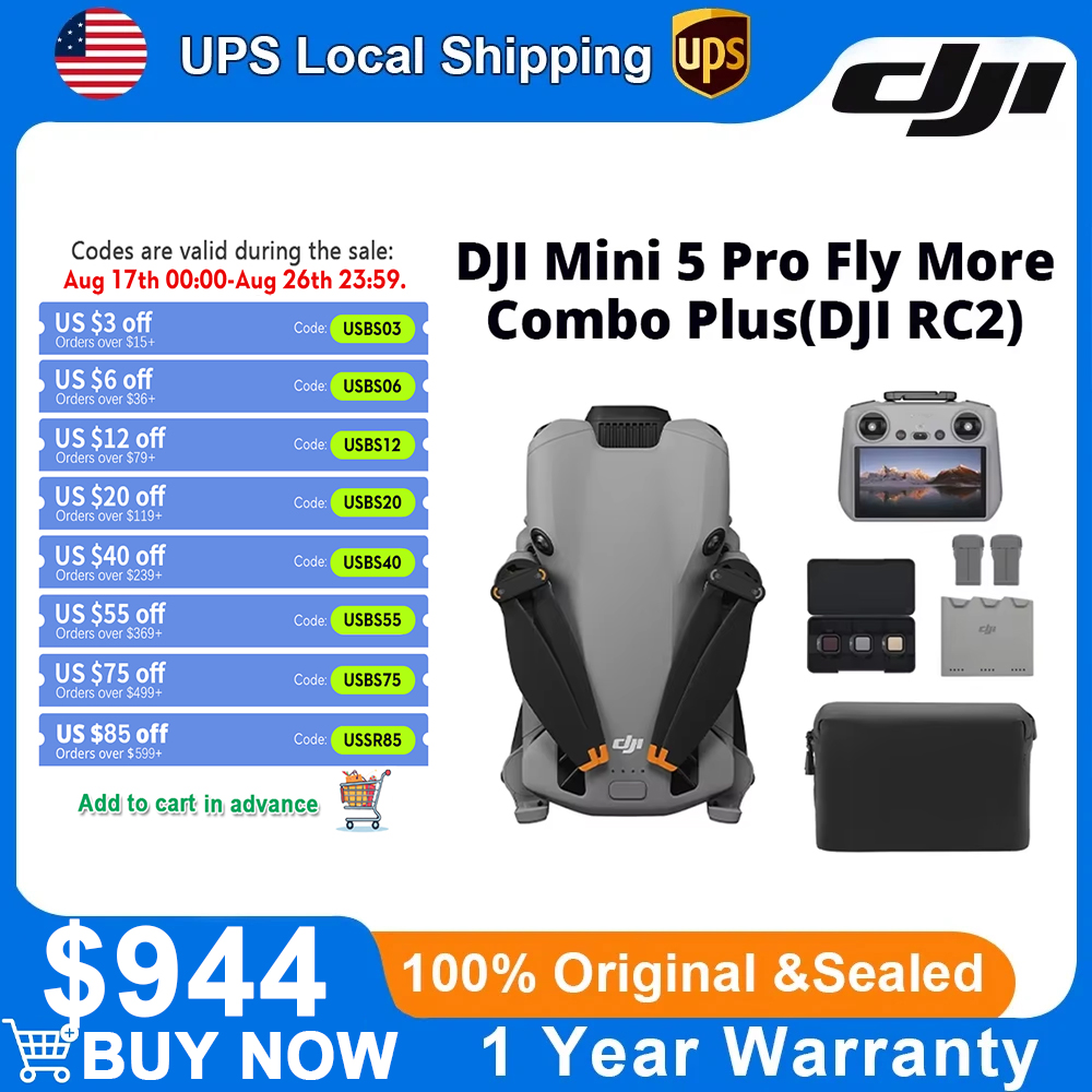 DJI Mini 5 Pro Fly More Combo  – Drone Camera Vlog Bewertung und Preis